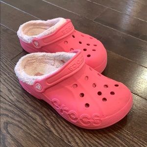 Fuzzy crocs